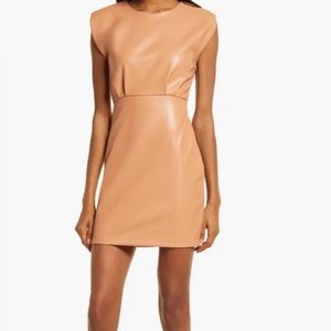 Hayden Faux Leather Minidress
Bishop + Young